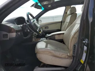 2008 BMW 7 Series 750i with VIN WBAHL83548DT11870, listed as a Copart auction lot 73282444 with Not Provided miles and Salvage Title. Bid and sale history available at carsss.com. Image 7.