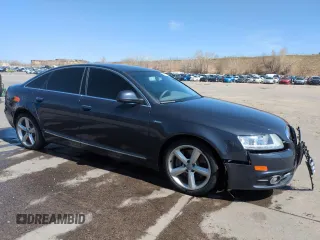 2011 Audi A6 Premium Plus with VIN WAUFGAFB3BN031282, listed as a Copart auction lot 52895245 with 89,663 mi miles and Salvage title. Bid and sale history available at DreamBid. Image 4.