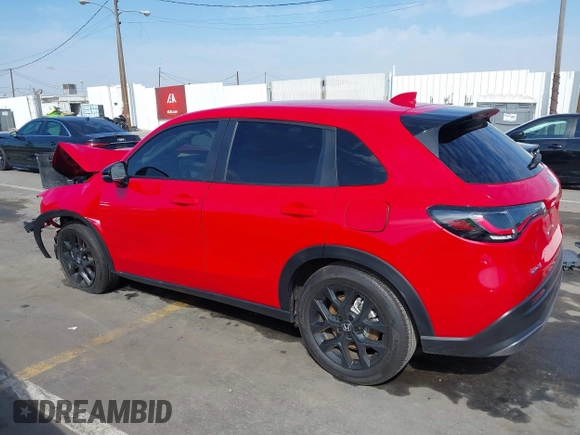 2024 Honda HR-V Sport with VIN 3CZRZ1H5XRM756913, listed as a IAAI auction lot 41601779 with 1 mi miles. Bid and sale history available at carsss.com. Image 13.
