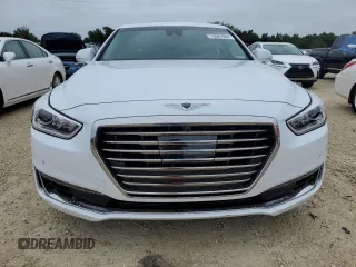 2019 Genesis G90 Premium with VIN KMHG34JA3KU052606, listed as a Copart auction lot 74087844 with 12,831 mi miles and Non Repairable. Bid and sale history available at DreamBid. Image 5.