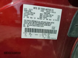 2015 Ford Edge Titanium z VIN 2FMPK3K81FBB11530, wystawiony jako Copart lot #57769795 z przebiegiem 108 844 mil mil oraz Szkoda całkowita • Salvage title. Historia ofert i sprzedaży dostępna na DreamBid. Obrazek 14.