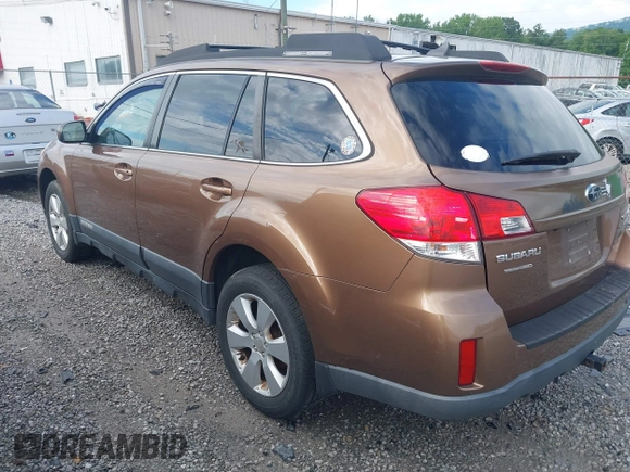 2011 Subaru Outback 2.5i Limited Pwr Moon with VIN 4S4BRBKC8B3320374, listed as a IAAI auction lot 42169840 with 186,580 mi miles. Bid and sale history available at carsss.com. Image 3.