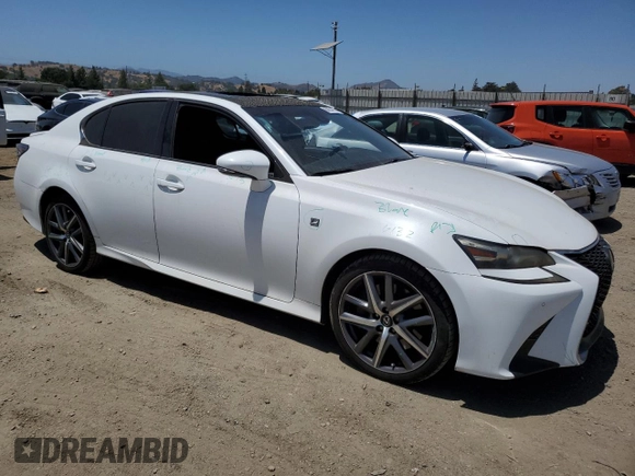 2017 Lexus GS 350 with VIN JTHBZ1BL8HA011960, listed as a Copart auction lot 60634705 with 147,485 mi miles and Salvage title. Bid and sale history available at DreamBid. Image 4.