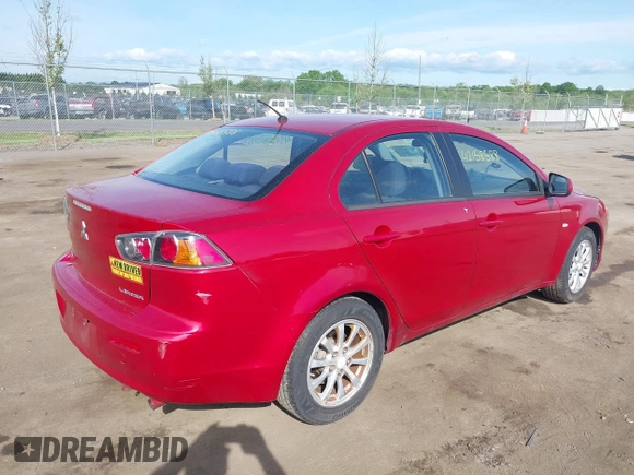 2012 Mitsubishi Lancer ES with VIN JA32U2FU9CU014882, listed as a IAAI auction lot 42158588 with 145,500 mi miles and . Bid and sale history available at DreamBid. Image 4.
