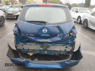 2008 Nissan Versa 1.8 S with VIN 3N1BC13E78L380632, listed as a IAAI auction lot 41562724 with 166,899 mi miles. Bid and sale history available at carsss.com. Image 6.