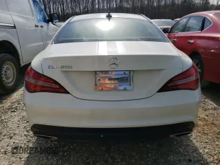 2018 Mercedes-Benz CLA with VIN WDDSJ4EB7JN533819, listed as a Copart auction lot 43959063 with 107,558 mi miles. Bid and sale history available at carsss.com. Image 6.
