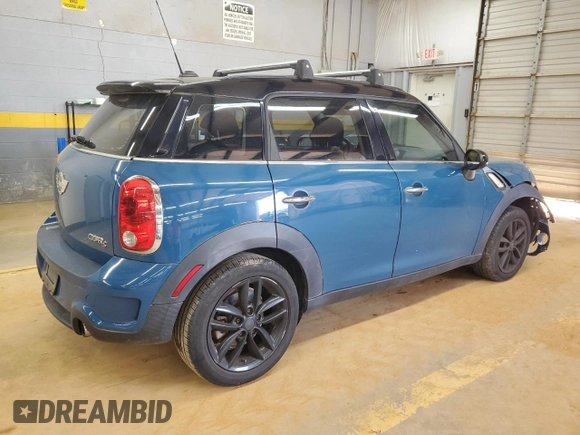 2012 MINI Countryman S with VIN WMWZC3C56CWL82136, listed as a Copart auction lot 52367285 with 109,177 mi miles and Salvage Title. Bid and sale history available at DreamBid. Image 3.