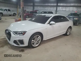 2020 Audi A4 Premium Plus with VIN WAUENAF40LA051680, listed as a Copart auction lot 80894984 with 49,007 mi miles and Salvage Title. Bid and sale history available at DreamBid. Image 1.