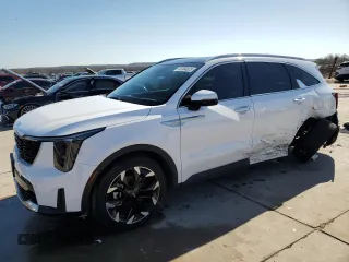 2025 Kia Sorento EX z VIN 5XYRH4JF5SG324925, wystawiony jako Copart lot #43464525 z przebiegiem 6 197 mil mil oraz Szkoda całkowita • Salvage title. Historia ofert i sprzedaży dostępna na DreamBid. Obrazek 1.