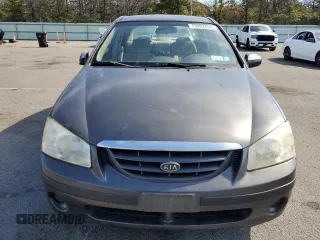 2006 Kia Spectra EX with VIN KNAFE122X65270684, listed as a Copart auction lot 73002454 with 79,326 mi miles and Salvage Title. Bid and sale history available at carsss.com. Image 5.