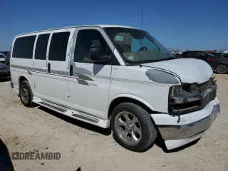 2007 Chevrolet Express Passenger z VIN 1GBFG15T471230597, wystawiony jako Copart lot #46646695 z przebiegiem 154 251 mil mil oraz Szkoda całkowita • Salvage title. Historia ofert i sprzedaży dostępna na DreamBid. Obrazek 4.