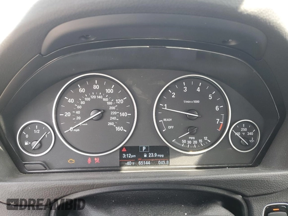 2015 BMW 3 Series 328i with VIN WBA3A5G58FNS91316, listed as a Copart auction lot 58041235 with 65,144 mi miles and Salvage title. Bid and sale history available at DreamBid. Image 9.