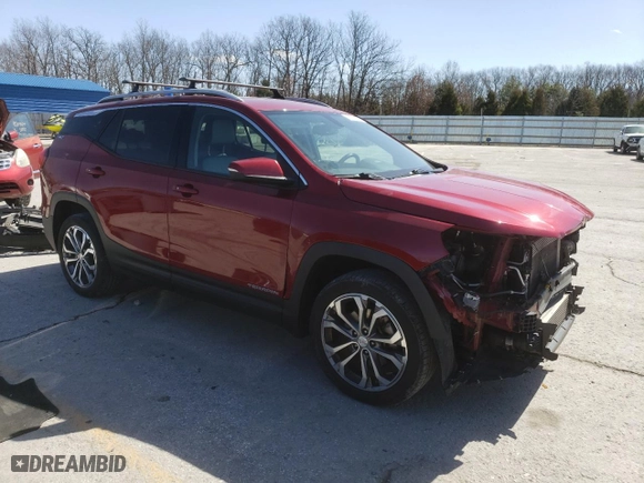 2018 GMC Terrain SLT with VIN 3GKALVEX0JL367603, listed as a Copart auction lot 47582205 with 123,875 mi miles and Salvage Title. Bid and sale history available at carsss.com. Image 4.