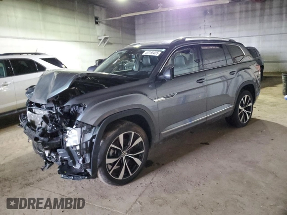 2024 Volkswagen Atlas SEL Premium R-Line с VIN 1V2FR2CA2RC604658, выставлен на аукционе Copart как лот 50166405 с пробегом 15 897 миль миль и Чистый • Clean title. История ставок и продаж доступна на DreamBid. Изображение 1.