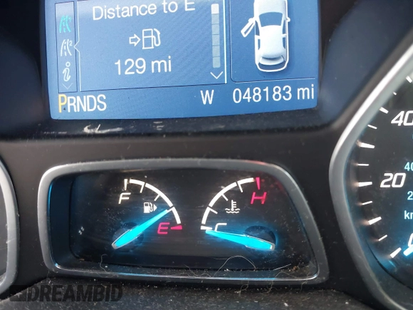 2013 Ford Escape SE with VIN 1FMCU9GX9DUD71905, listed as a IAAI auction lot 41768127 with 48,183 mi miles. Bid and sale history available at carsss.com. Image 7.