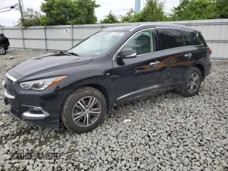 2020 Infiniti QX60 Luxe with VIN 5N1DL0MM0LC514421, listed as a Copart auction lot 61422995 with 84,285 mi miles and Salvage title. Bid and sale history available at DreamBid. Image 1.