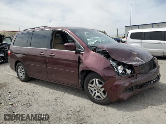 2007 Honda Odyssey EX with VIN 5FNRL38467B425337, listed as a Copart auction lot 52450795 with 143,791 mi miles and Salvage Title. Bid and sale history available at carsss.com. Image 4.