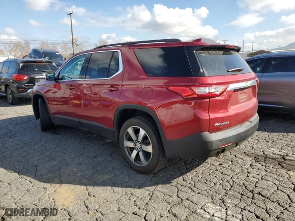 2019 Chevrolet Traverse LT Leather with VIN 1GNERHKW6KJ280409, listed as a Copart auction lot 43862735 with 120,798 mi miles and Salvage Title. Bid and sale history available at carsss.com. Image 2.