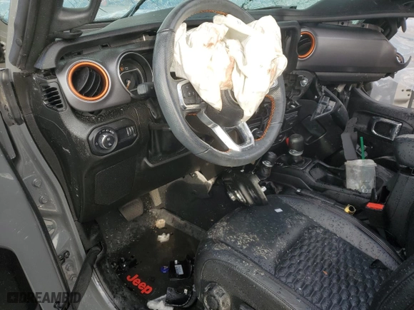 2023 Jeep Gladiator Mojave with VIN 1C6JJTEG8PL541953, listed as a Copart auction lot 80982484 with 0 mi miles and Salvage Title. Bid and sale history available at carsss.com. Image 8.