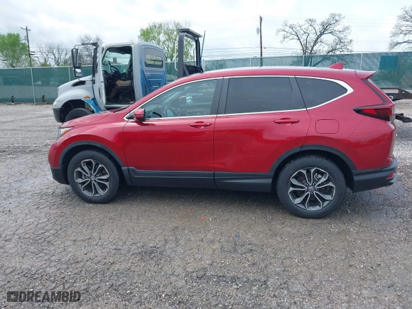 2021 Honda CR-V EX-L with VIN 7FARW2H81ME017221, listed as a IAAI auction lot 41919623 with 26,554 mi miles. Bid and sale history available at carsss.com. Image 14.