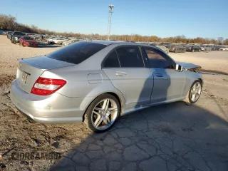 2011 Mercedes-Benz C 350 Sport with VIN WDDGF5GB2BR141092, listed as a Copart auction lot 84514624 with 139,550 mi miles and Salvage title. Bid and sale history available at DreamBid. Image 3.