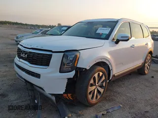 2022 Kia Telluride S with VIN 5XYP64HC1NG310548, listed as a IAAI auction lot 40086564 with 34,397 mi miles and . Bid and sale history available at DreamBid. Image 2.