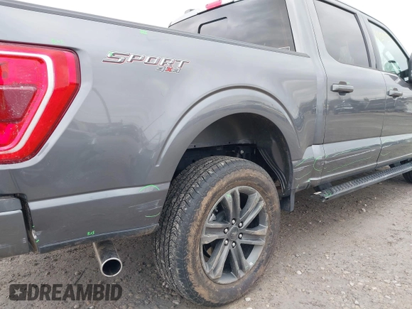 2023 Ford F-150 XL with VIN 1FTFW1ED2PFB98355, listed as a IAAI auction lot 42000505 with 14,777 mi miles and . Bid and sale history available at carsss.com. Image 19.