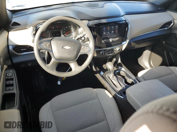 2023 Chevrolet Traverse LS with VIN 1GNEVFKW0PJ121876, listed as a Copart auction lot 43731515 with 24,673 mi miles and Salvage Title. Bid and sale history available at carsss.com. Image 8.