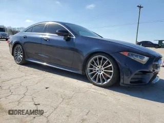 2019 Mercedes-Benz CLS with VIN WDD2J5JB7KA028349, listed as a Copart auction lot 45587455 with 49,026 mi miles and Salvage Title. Bid and sale history available at carsss.com. Image 4.