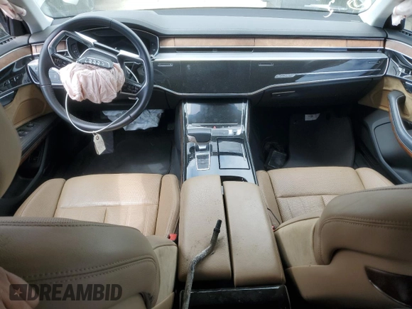 2019 Audi A8 L with VIN WAU8DAF82KN009487, listed as a Copart auction lot 48013045 with 44,362 mi miles and Clean Title. Bid and sale history available at carsss.com. Image 8.