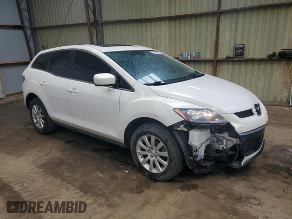 2012 Mazda CX-7 i Sport z VIN JM3ER2B56C0422222, wystawiony jako Copart lot #55294495 z przebiegiem 318 415 mil mil oraz Tytuł czysty. Historia ofert i sprzedaży dostępna na DreamBid. Obrazek 4.