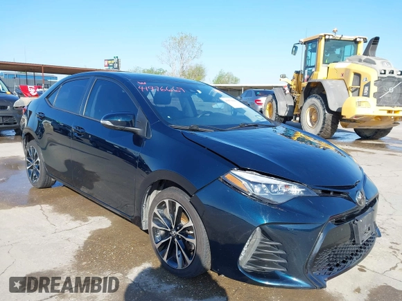 2019 Toyota Corolla L with VIN 2T1BURHE8KC164090, listed as a IAAI auction lot 41976669 with 163,794 mi miles and . Bid and sale history available at DreamBid. Image 1.
