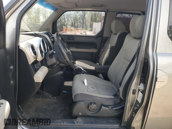 2007 Honda Element EX with VIN 5J6YH28777L003652, listed as a Copart auction lot 54161685 with 211,336 mi miles and Salvage Title. Bid and sale history available at DreamBid. Image 7.