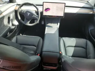 2022 Tesla Model 3 Performance with VIN 5YJ3E1EC0NF330558, listed as a Copart auction lot 44438365 with 19,690 mi miles and Salvage Title. Bid and sale history available at carsss.com. Image 8.
