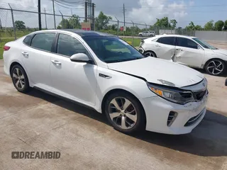 2016 Kia Optima SX Turbo with VIN 5XXGW4L28GG019177, listed as a IAAI auction lot 42548239 with 222,312 mi miles and . Bid and sale history available at DreamBid. Image 1.