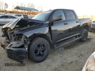 2023 Ram 1500 Tradesman z VIN 3C6RR7KGXPG647843, wystawiony jako Copart lot #88310195 z przebiegiem 37 054 mil mil oraz Szkoda całkowita • Salvage title. Historia ofert i sprzedaży dostępna na DreamBid. Obrazek 1.