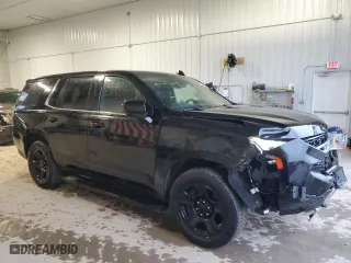2022 Chevrolet Tahoe Commercial with VIN 1GNSKLED5NR271095, listed as a Copart auction lot 81087534 with 23,252 mi miles and Salvage Title. Bid and sale history available at carsss.com. Image 4.