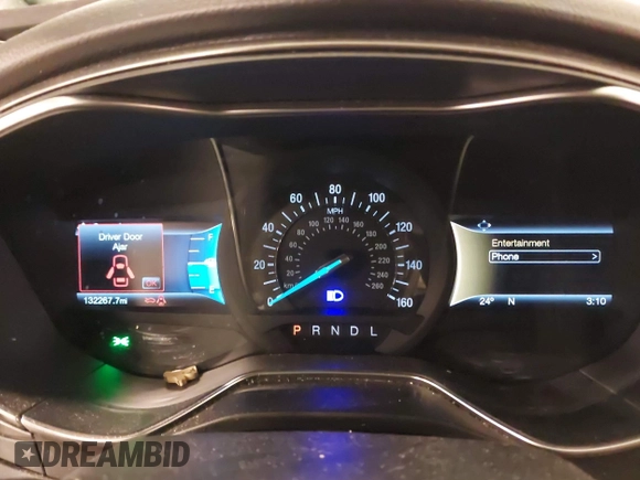 2017 Ford Fusion SE with VIN 3FA6P0H71HR346924, listed as a IAAI auction lot 41597931 with 132,267 mi miles. Bid and sale history available at carsss.com. Image 7.