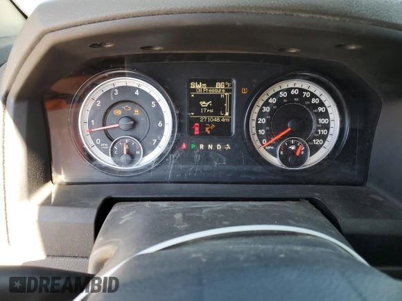2015 Ram 1500 Big Horn with VIN 1C6RR6GT2FS714409, listed as a Copart auction lot 66758315 with 271,048 mi miles and Clean title. Bid and sale history available at DreamBid. Image 9.