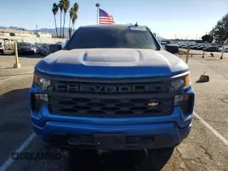 2022 Chevrolet Silverado 1500 Custom with VIN 3GCPABEK8NG556562, listed as a Copart auction lot 79316624 with 59,196 mi miles and Salvage Title. Bid and sale history available at DreamBid. Image 5.