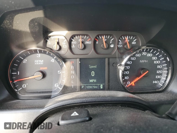 2019 Chevrolet Silverado 1500 with VIN 2GB2CREG6K1224265, listed as a Copart auction lot 50718535 with 109,879 mi miles and Salvage Title. Bid and sale history available at DreamBid. Image 9.