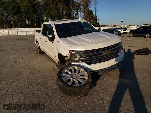 2019 Chevrolet Silverado 1500 High Country with VIN 1GCUYHEL9KZ311727, listed as a Copart auction lot 43365025 with 163,629 mi miles and Salvage Title. Bid and sale history available at carsss.com. Image 10.