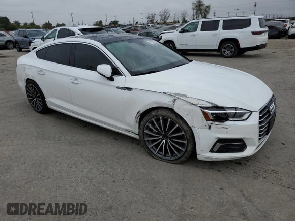 2019 Audi A5 Sportback Premium Plus with VIN WAUBNCF57KA035997, listed as a Copart auction lot 54532465 with 66,353 mi miles and Salvage Title. Bid and sale history available at carsss.com. Image 4.