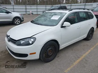 2014 Volkswagen Jetta SportWagen TDI with VIN 3VWML7AJ5EM601267, listed as a IAAI auction lot 42074261 with 155,310 mi miles. Bid and sale history available at carsss.com. Image 2.