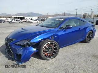 2020 Lexus RC F with VIN JTHJP5BC5L5007844, listed as a Copart auction lot 79658194 with 27,384 mi miles and Salvage Title. Bid and sale history available at carsss.com. Image 1.