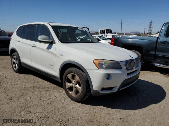 2011 BMW X3 28i with VIN 5UXWX5C57BL711172, listed as a Copart auction lot 50624805 with 157,665 mi miles and Clean Title. Bid and sale history available at carsss.com. Image 4.