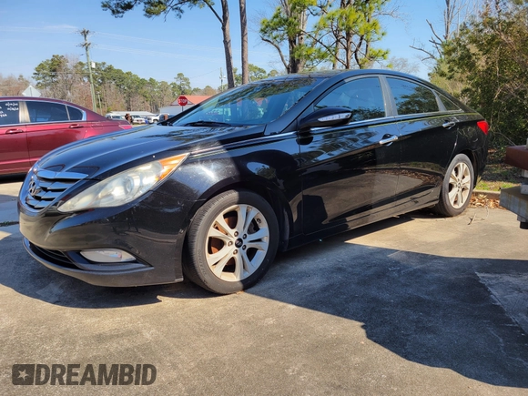 2011 Hyundai Sonata SE with VIN 5NPEC4AC6BH002791, listed as a IAAI auction lot 41705710 with 222,753 mi miles. Bid and sale history available at carsss.com. Image 1.