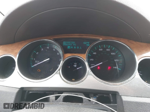 2009 Buick Enclave CXL with VIN 5GAER23D79J211792, listed as a IAAI auction lot 42182656 with 206,048 mi miles and . Bid and sale history available at carsss.com. Image 7.