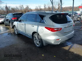 2013 Infiniti JX35 z VIN 5N1AL0MM3DC334693, wystawiony jako IAAI lot #41576207 z przebiegiem 113 677 mil mil oraz . Historia ofert i sprzedaży dostępna na DreamBid. Obrazek 3.