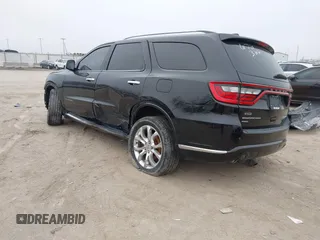 2017 Dodge Durango Citadel with VIN 1C4RDJEG4HC703957, listed as a IAAI auction lot 41163500 with 106,520 mi miles and . Bid and sale history available at carsss.com. Image 3.